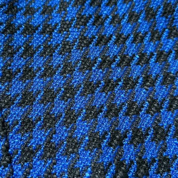 Dynamite Houndstooth Bustier Blue Houndstooth Top NWT - Picture 6 of 9